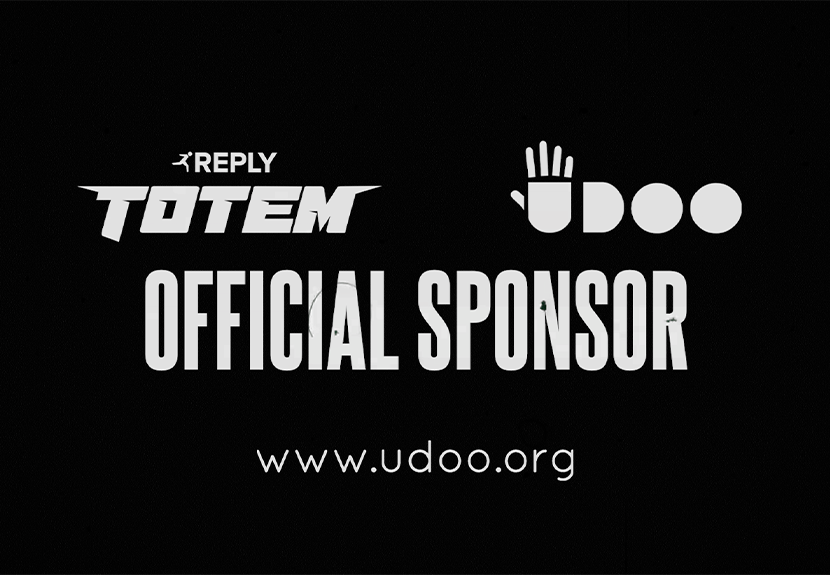 UDOO is now an Official Sponsor of Reply Totemr